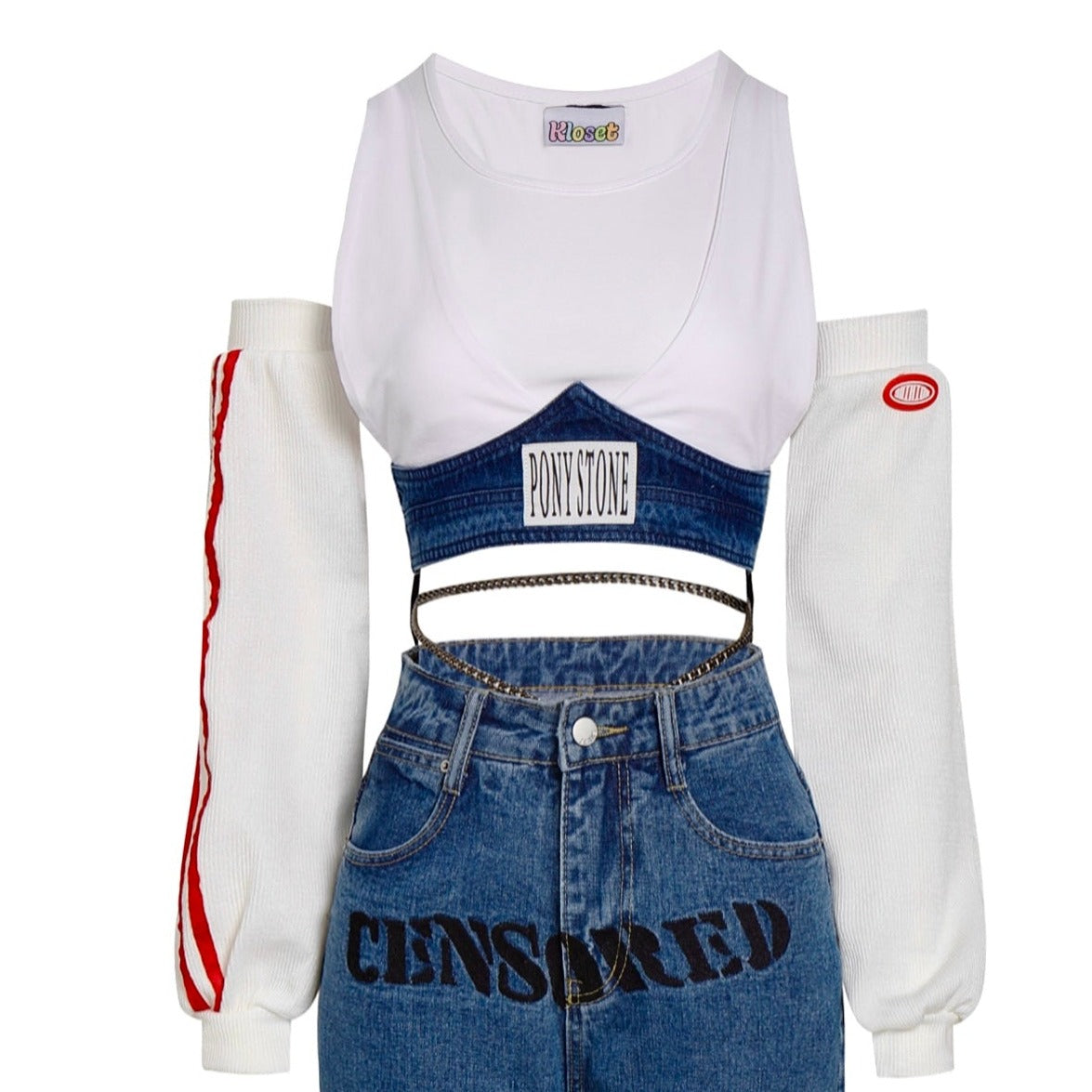 Blackpink Jennie Denim Set