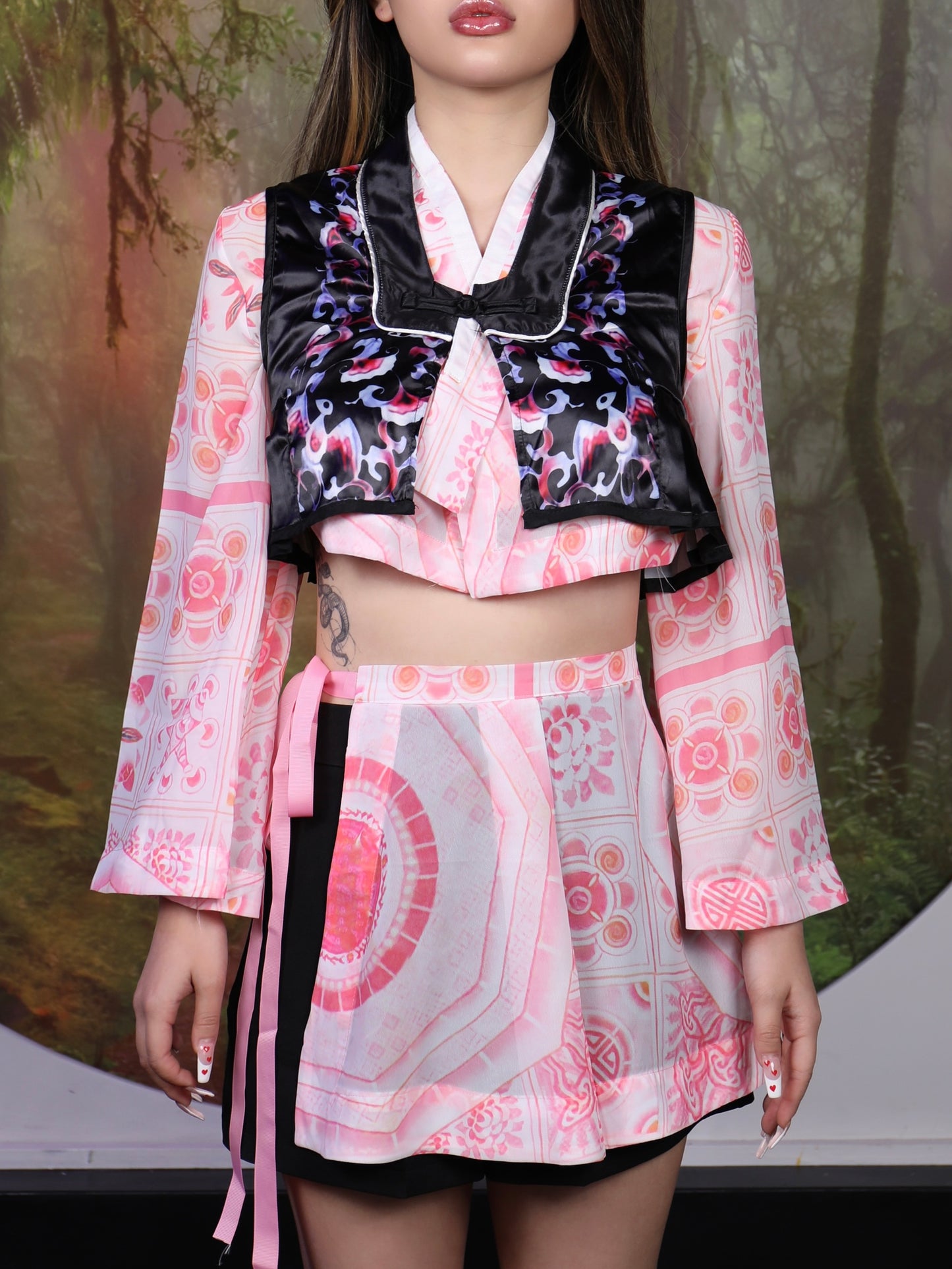 Jennie "How you like that" Pink Hanbok