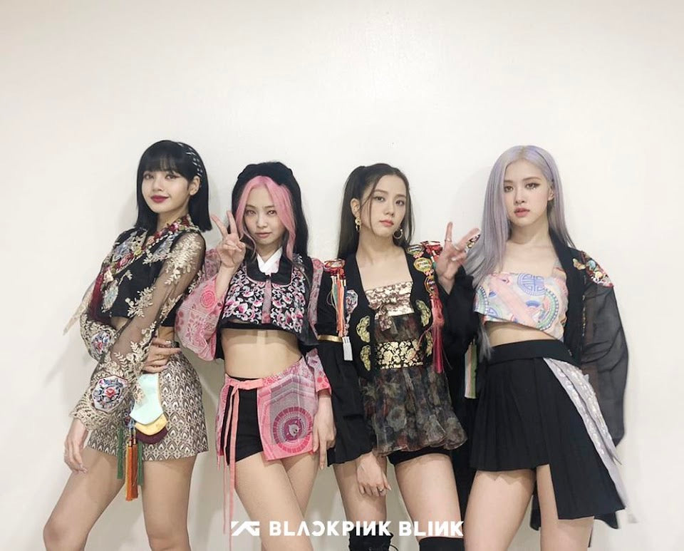 Jennie "How you like that" Pink Hanbok