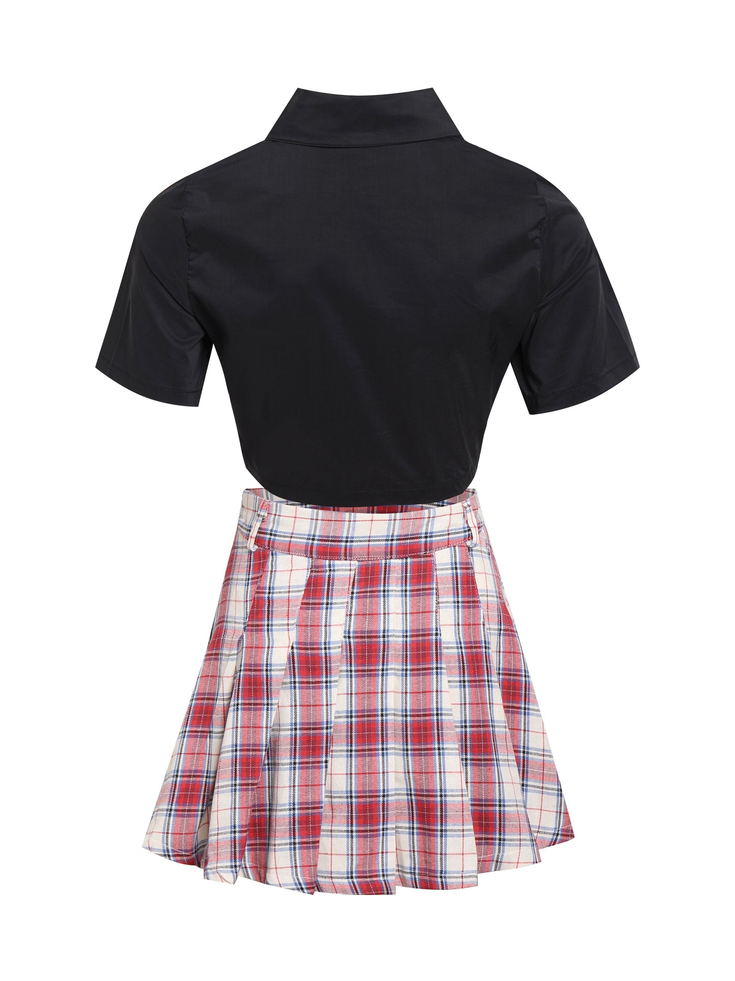 Blackpink Lisa plaid uniform set