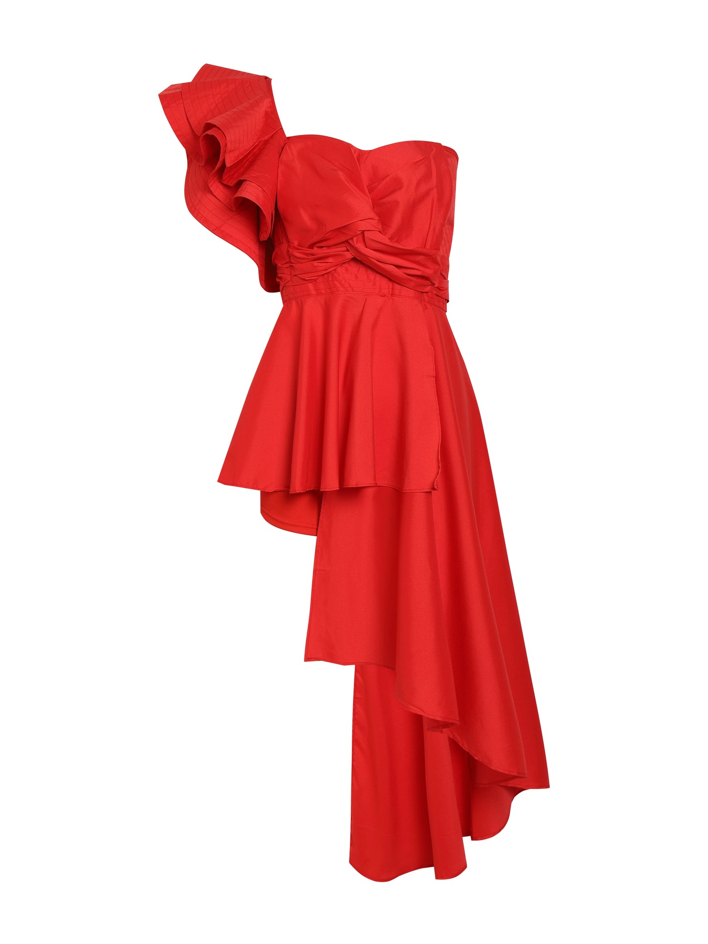 Blackpink Jennie solo red dress set