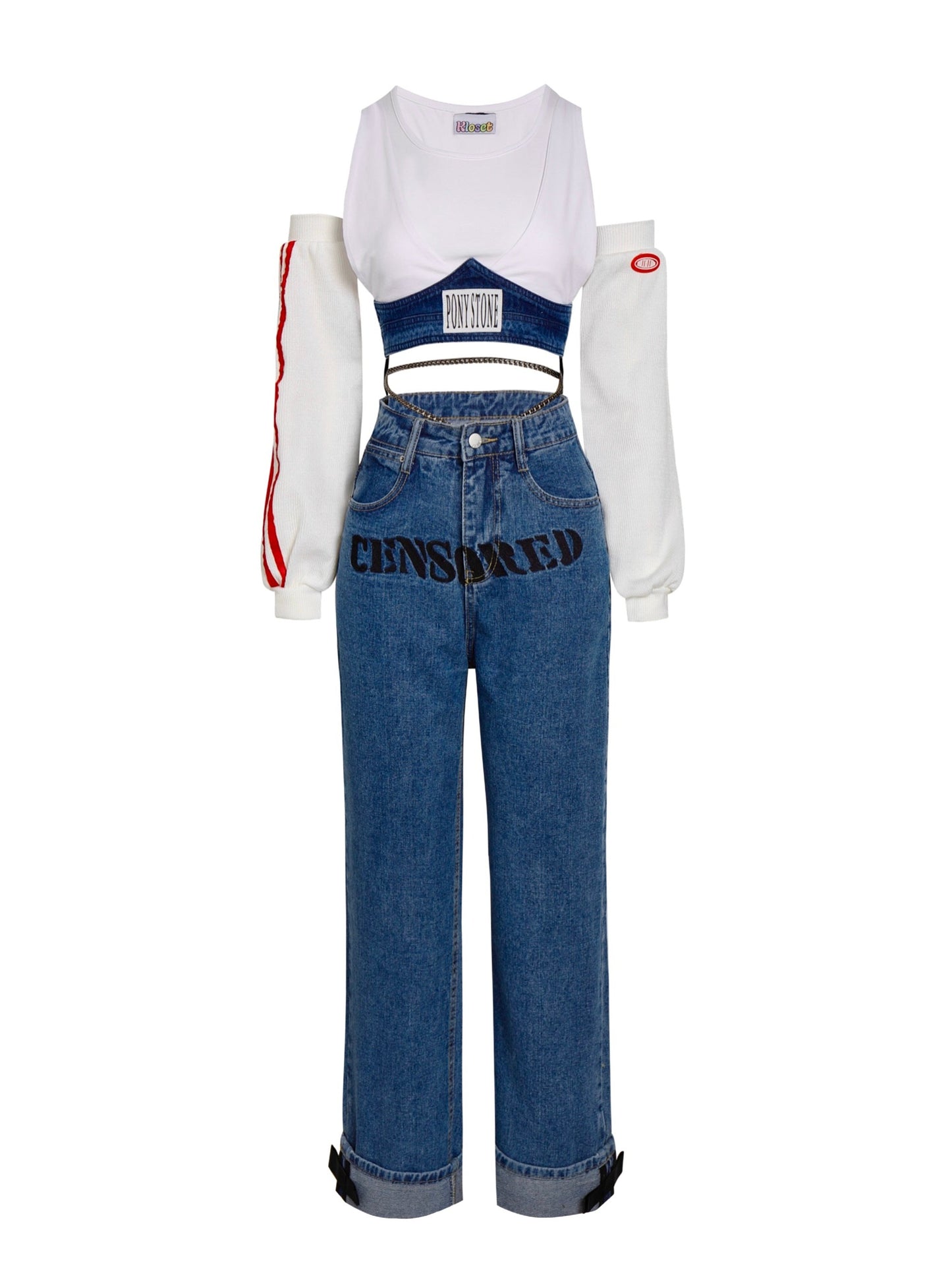 Blackpink Jennie Denim Set