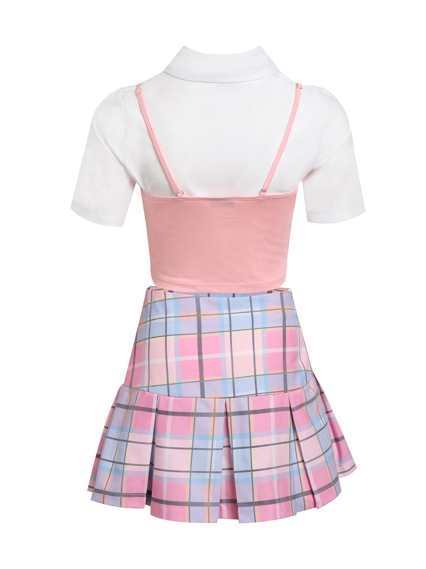 Blackpink Jennie Pink uniform set