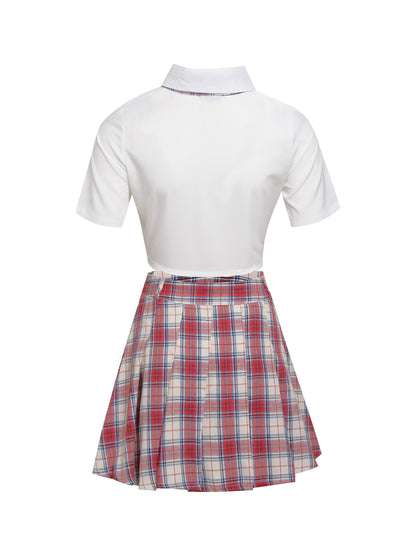 Blackpink Jennie plaid uniform set